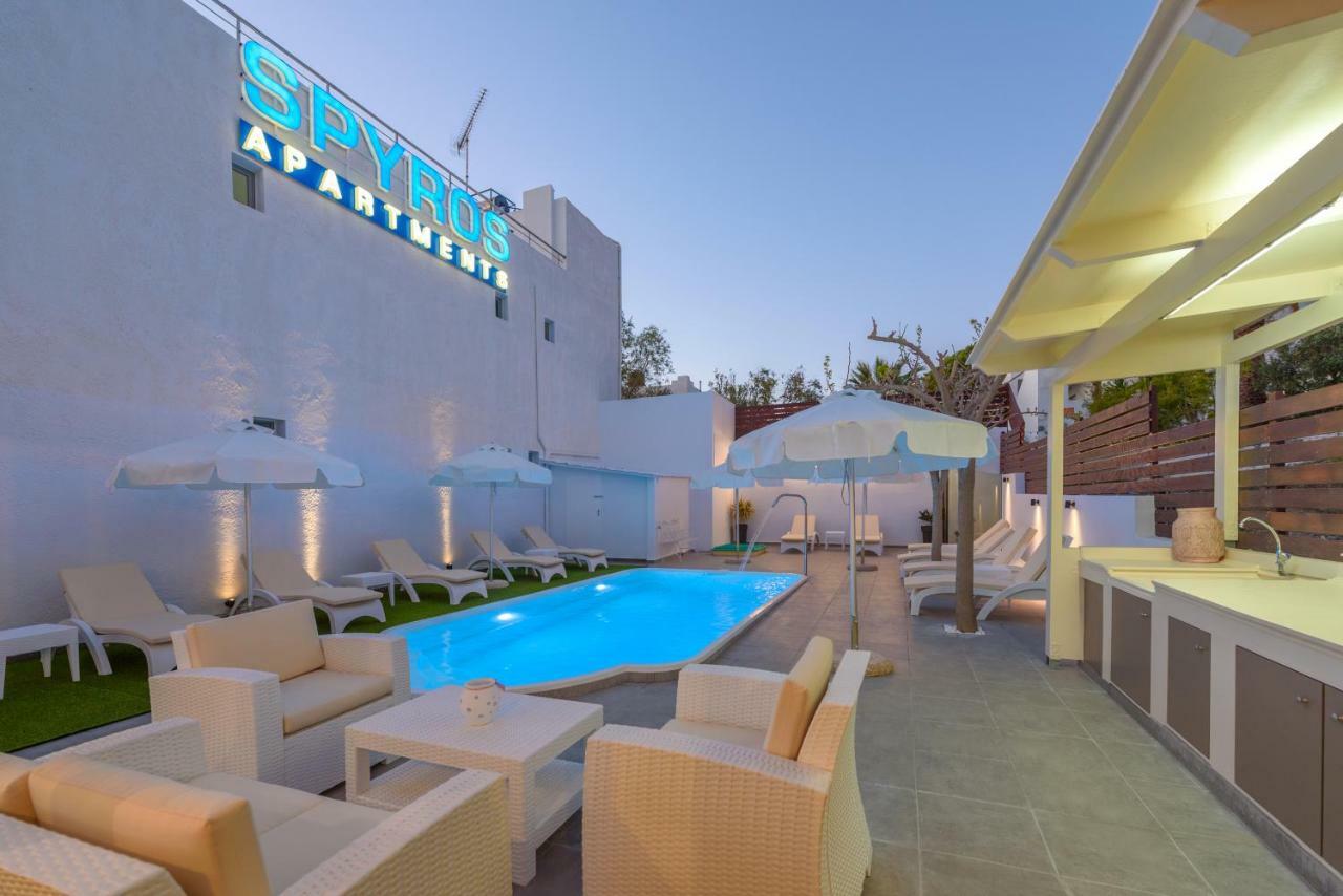 Spyros Apartments With Pool Kalamáki Kültér fotó
